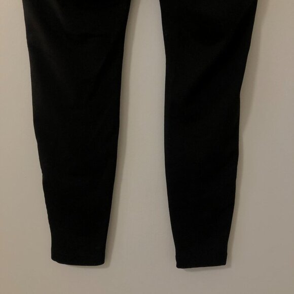 3/$25 ❥Joe Fresh Equestrian Skinny Stretch Pants Faux Leather Trim Size 10 Black - Picture 5 of 11